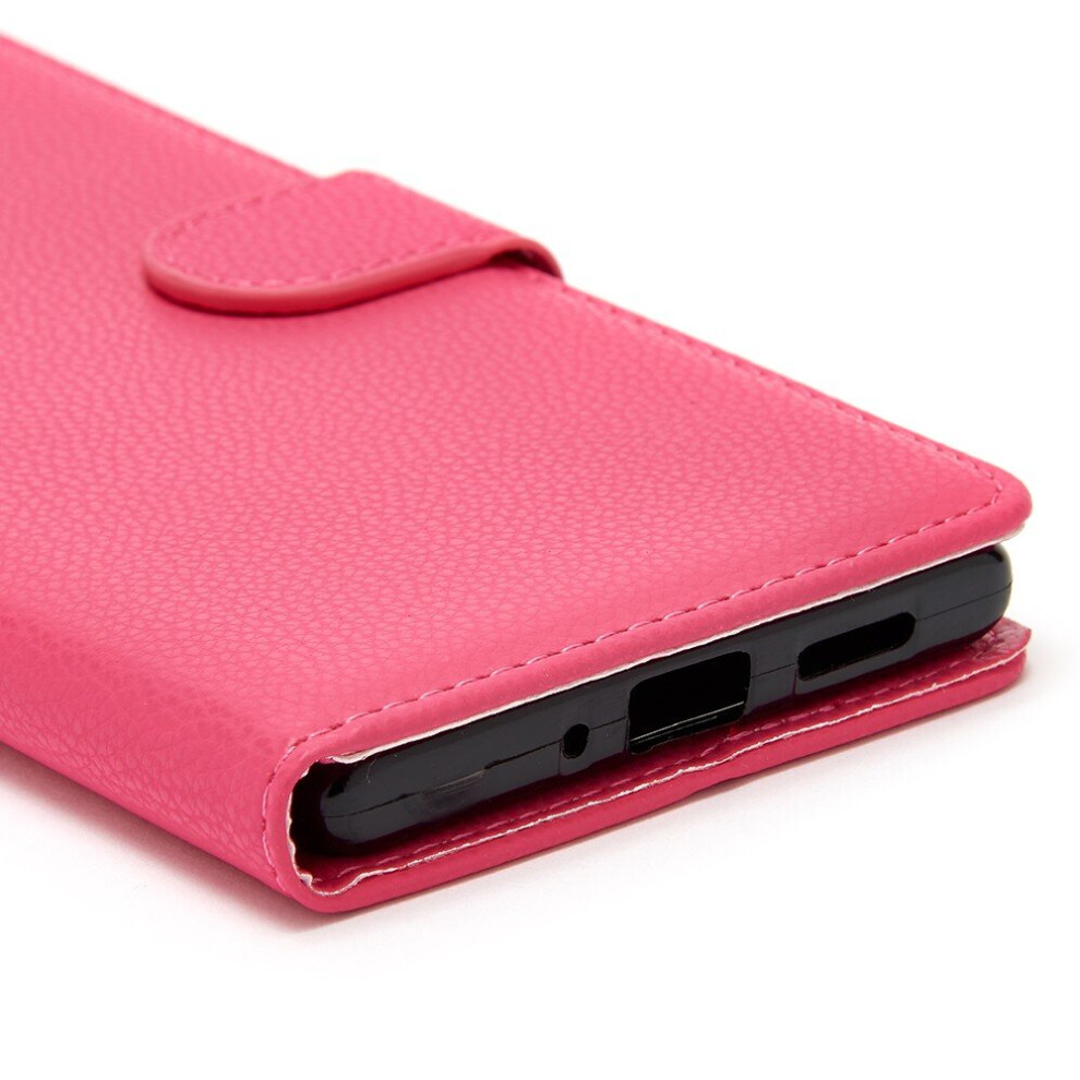 pink--galaxy-s22--premium-litchi-style-pu-leather-wallet-book-case-cover-card-holder-for-samsung-galaxy-s22-series