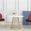 100cm Marble Dining Table With Golden Chrome Leg Special Offer 1