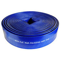 4m Lay Flat Hose and Clip Backwash Hot Tub Discharge Submersible Pumps