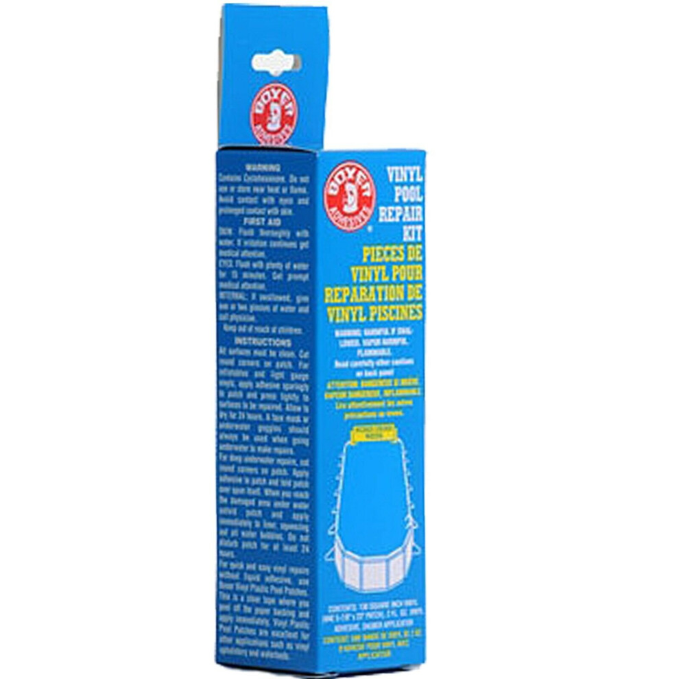 Vinyl Repair Kit Wet & Dry Swimming & Paddling Pool Liner Glue Adhesive Boxer