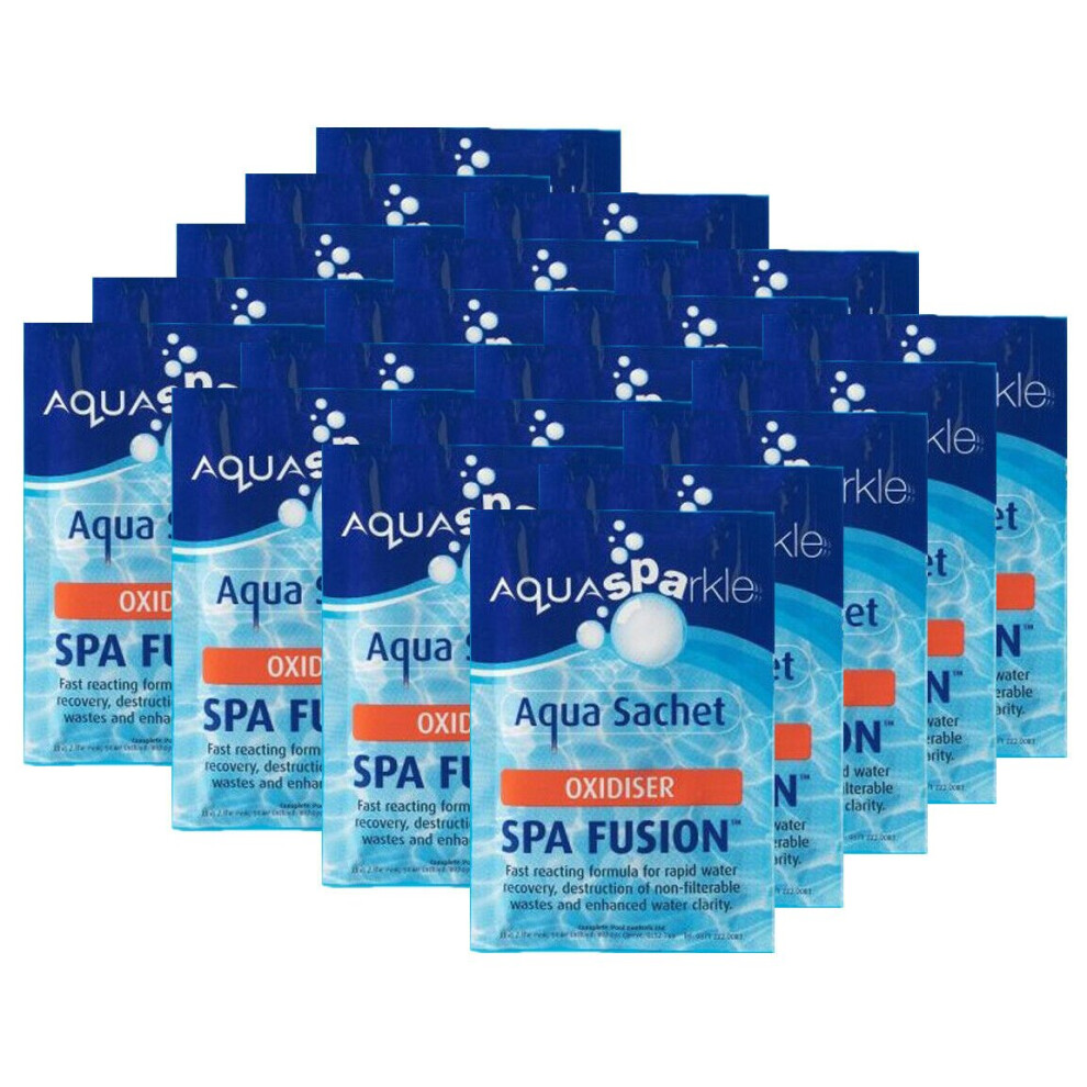 20 X Aquasparkle Spa Fusion Shock Treatment Hot Tub Pool Tubs Oxidiser Boost