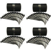 24 Metres Gutter Protection Mesh Guard with 60 Fixing Clips
