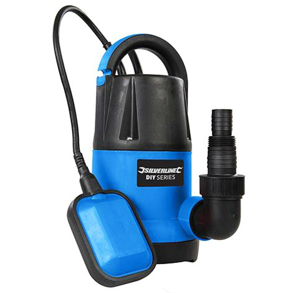 Submersible Water Pump 250w Fast 5000 ltr/hr Flow Silverline DIY