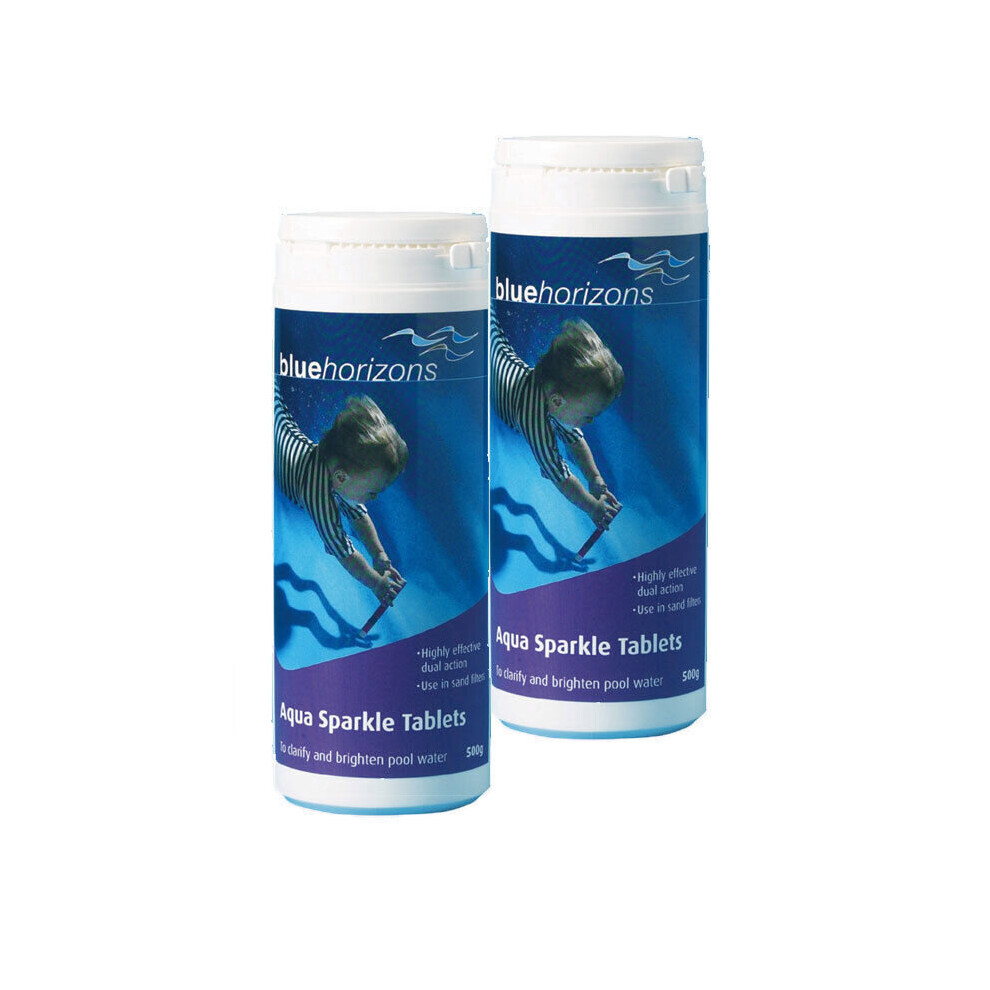 AquaSparkle Tablets 1kg (20 x 50g Tabs) Pool Water Clarifier Floc Sand Filter