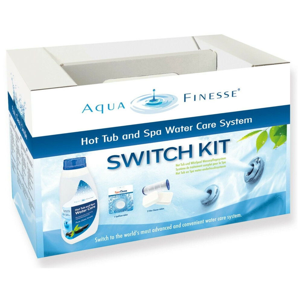 AquaFinesse SWITCH KIT Hot Tub Starter Spa Water Care System Chlorine TABLETS