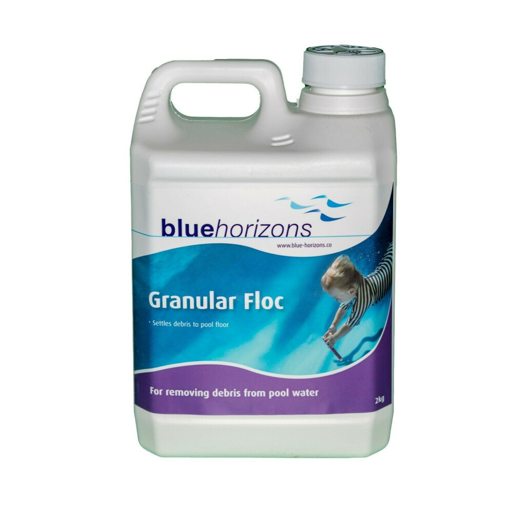 2 x Granular Floc Debris Remover Swimming Pool 4kg Pools Flocculent Best Quality