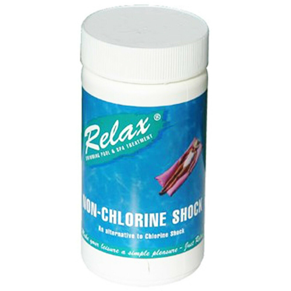 RELAX 1kg Non Chlorine Shock Granules Hot Tub Pool Spa Water Treatment Grade A