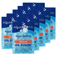 10 X Aquasparkle Spa Fusion Shock Treatment Hot Tub Pool Tubs Spas Oxidiser Lite