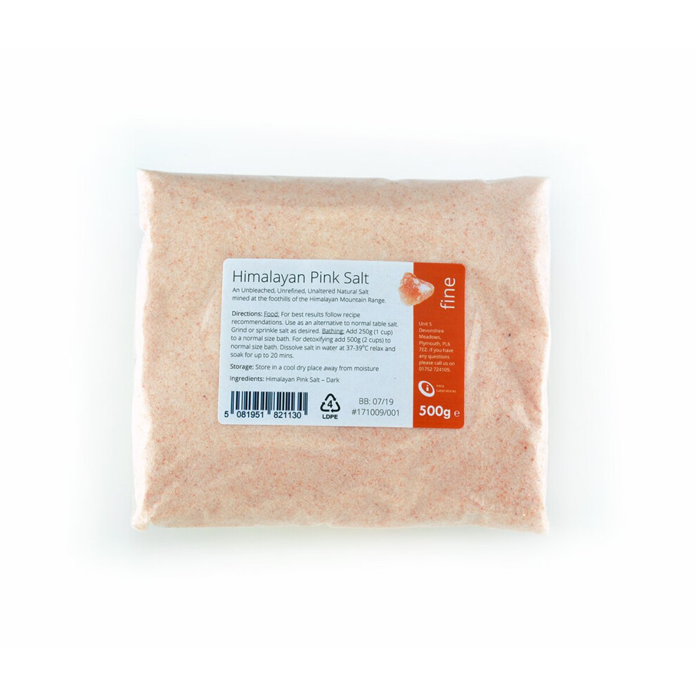 Intralabs Himalayan Salt - Fine - 500G Pink