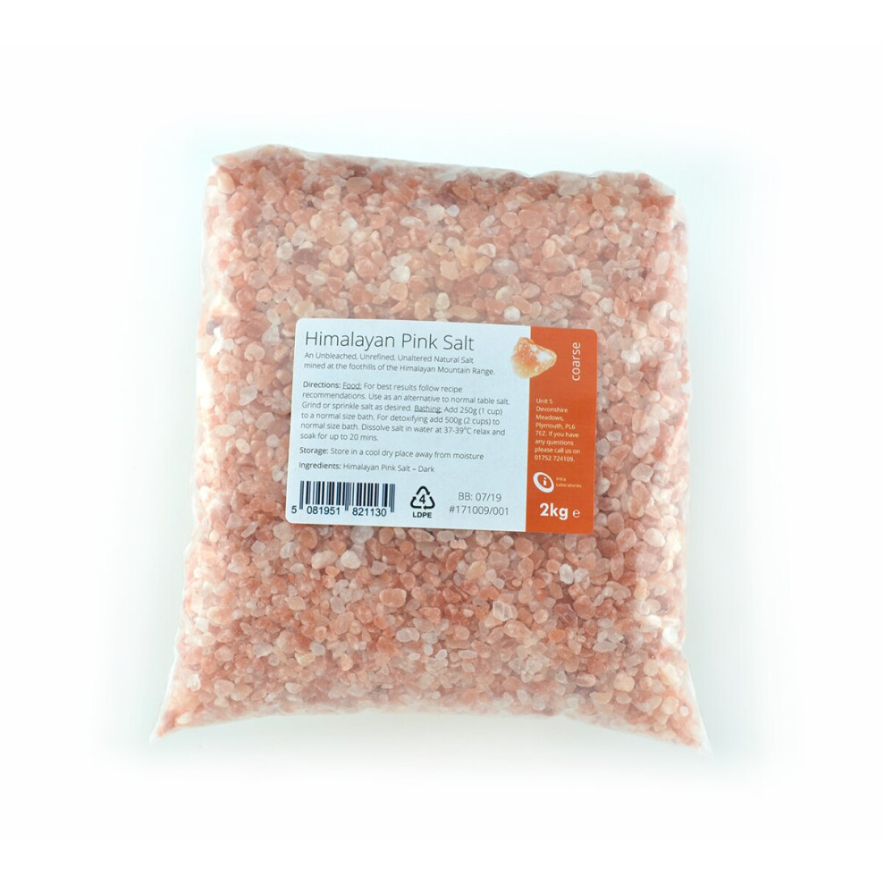 Intralabs Himalayan Salt - Coarse - 2Kg Pink