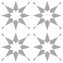 STELLAR Reusable Tile Stencil for Walls, Floors, Patios and Furniture