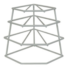 Corner Plate Rack Stand Organiser 4 Tier