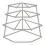 Corner Plate Rack Stand Organiser 4 Tier 1