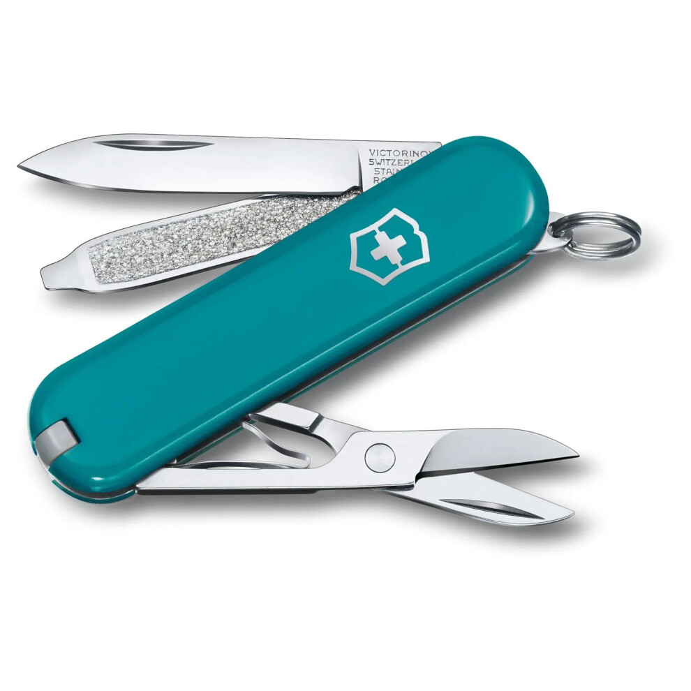 (mountain lake) Victorinox CLASSIC SD swiss army knife - original keyring size pocket knife