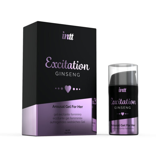 Lubrificantes Intt Excitation Ginseng - bomba de 15ml 1