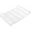 SPARES2GO Universal Grill Pan Rack Large Oven Cooker Insert Grid Wire Tray 39cm x 32cm 4