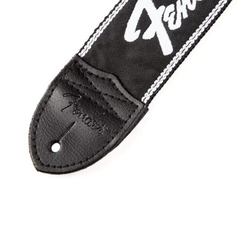 Fender Fender Running Logo Electric Guitar Strap - Black 2
