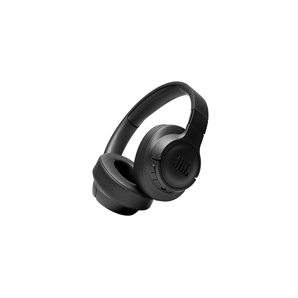 JBL Tune 710BT Wired and Wireless Over-Ear Headphones with Built-In Microphone, Multi-Point Connection and Hands-Free Controls, in Black