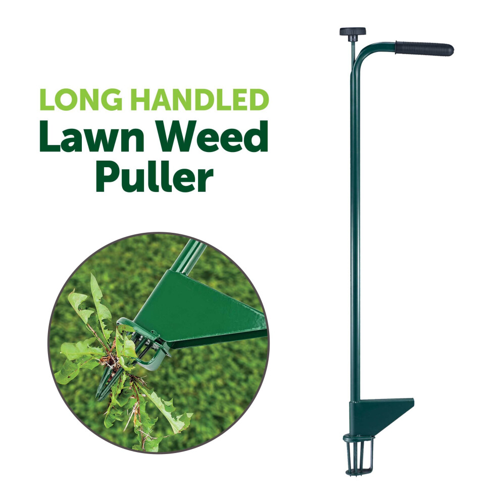 Steel Weed Puller Claw Lawn Weeder Root Remover Killer Grabber Garden Tool