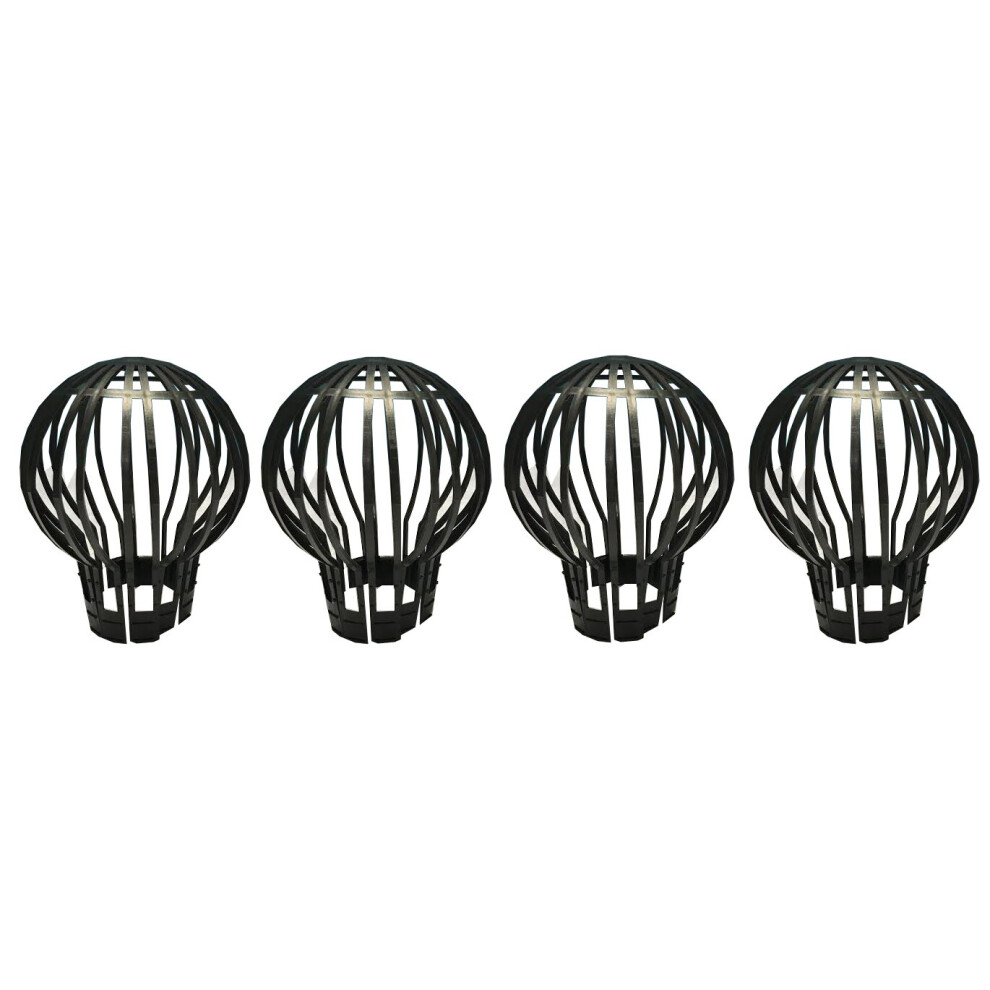 Gutter Downpipe Filter Guard Leaf and Debris Protection (Set of 4)