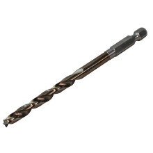 Faithfull  HSSE M35 Cobalt Quick-Change Impact Drill Bit 2.5mm OL:73mm WL:30mm