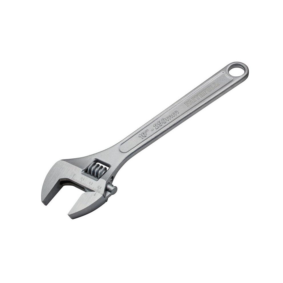 Faithfull Uge3010-V Chrome Adjustable Spanner 250Mm (10In)