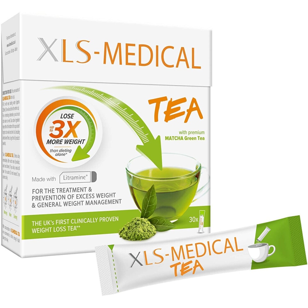 XLS Medical Tea Reduces Calorie Intake from Dietary Fats 30 Sachets (10 Day Supply) EXPIRY SEPTEMBER 2022