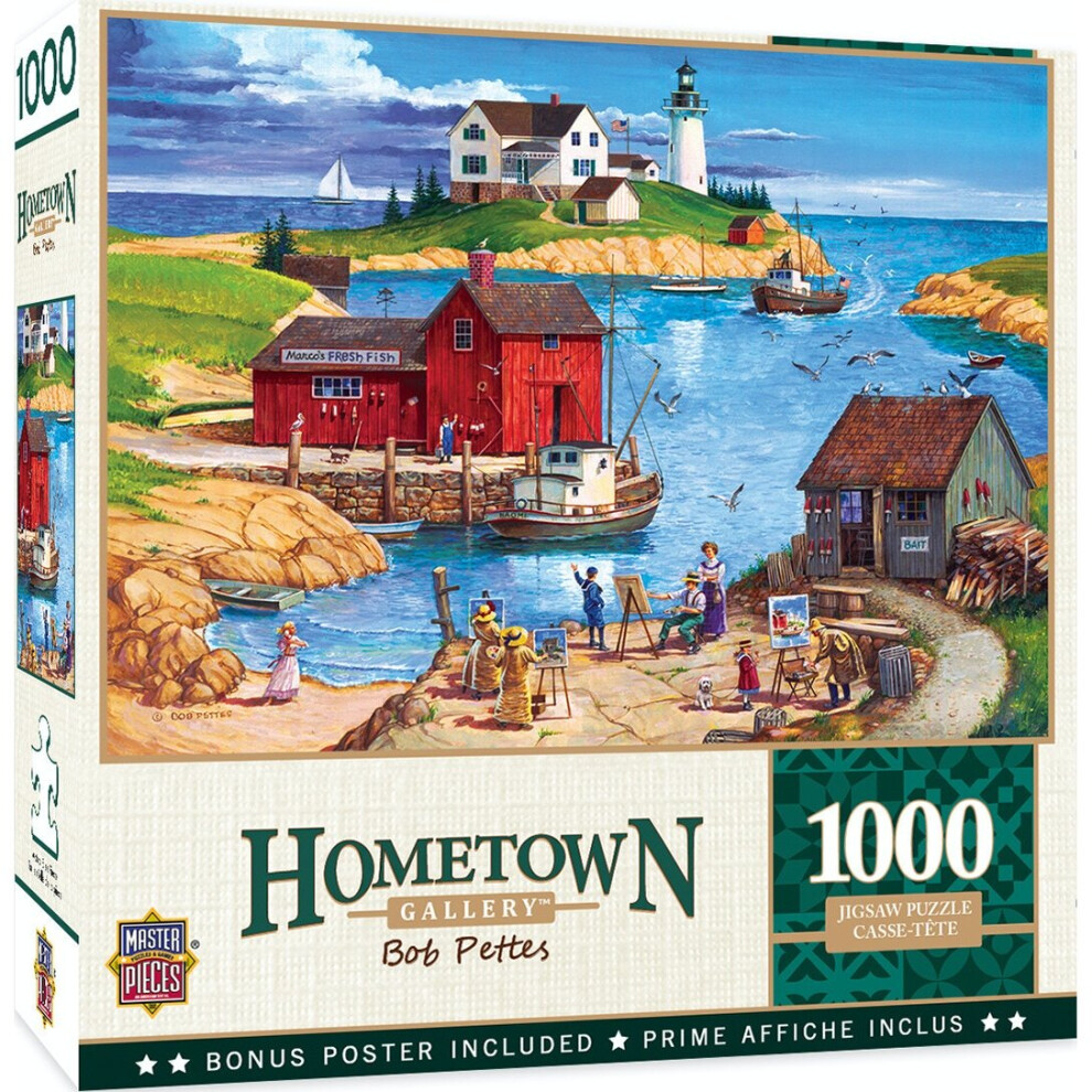 Photos - Jigsaw Puzzle / Mosaic Masterpieces Puzzle Hometown Gallery Ladium Bay Puzzle 1000 piece jigsaw puzzle 