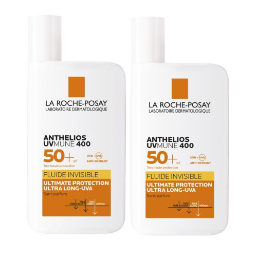 La Roche-Posay 2x La Roche-Posay Anthelios UVmune 400 Invisible Fluid SPF50+ FF 50ml