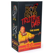 Hot Ones Truth or Dab the Game: 250-Question Card Game with the official Last Dab hot sauce (50ml) - Truth, Roasts, Pop Quiz & BFF Trivia