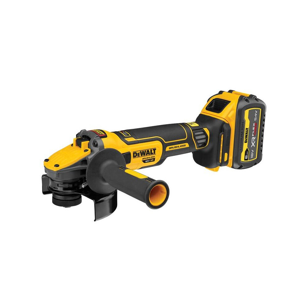 DEWALT DCG409T1-GB DCG409T1 XR FlexVolt Advantage Grinder 125mm 18V 1 x 6.0Ah Li-ion