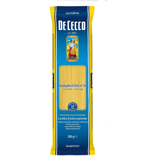 Semolina Pasta Spaghettini n11 500g - De Cecco