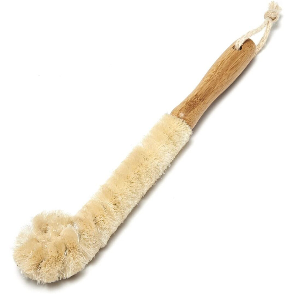 Addis 517673 Flexible Radiator dusting Brush Bamboo Handle, Natural, Grey/Wood, 28 x 6.5 x 6.5 cm