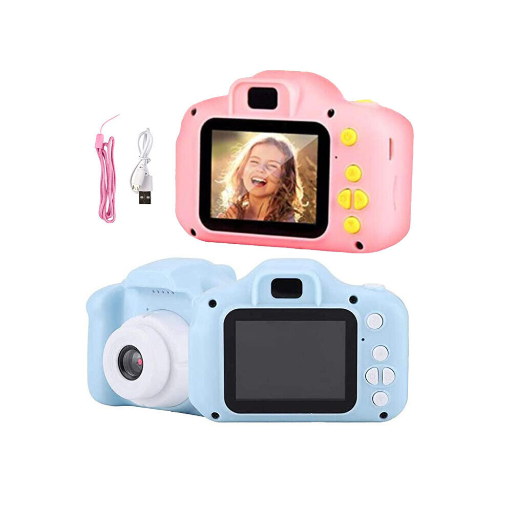 (Blue) Kids Digital Camera 8mp Video Toy Shockproof Toys