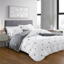 (Doted, Double) Duvet Cover Single Double King Floral Bedding Sets
