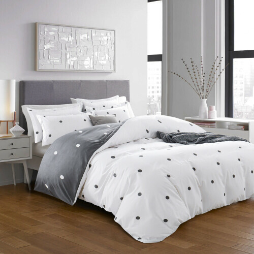 Imperial Rooms (Doted, Single) Duvet Cover Single Double King Floral Bedding Sets