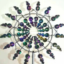 Unique and Magical Metal Windmill Sculptures Move Kinetic Lawn Wind Spinner