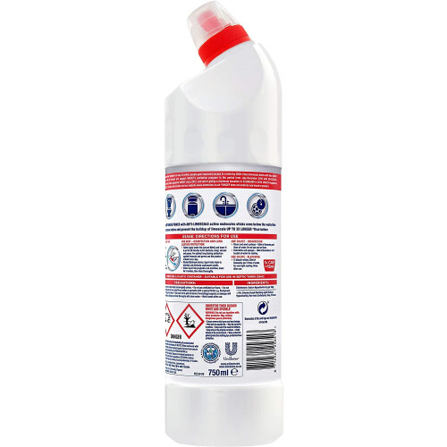 Domestos Domestos Ultra White & Sparkle Thick Bleach, 750ml 1