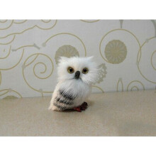 Harry Potter Realistic Hedwig Owl Toy Desk Decoration Kid Gift