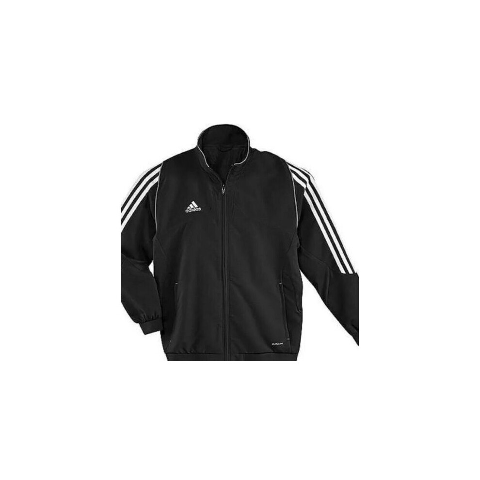 adidas Youth T12 Team Jacket Black age 12 Height 152cm X34277