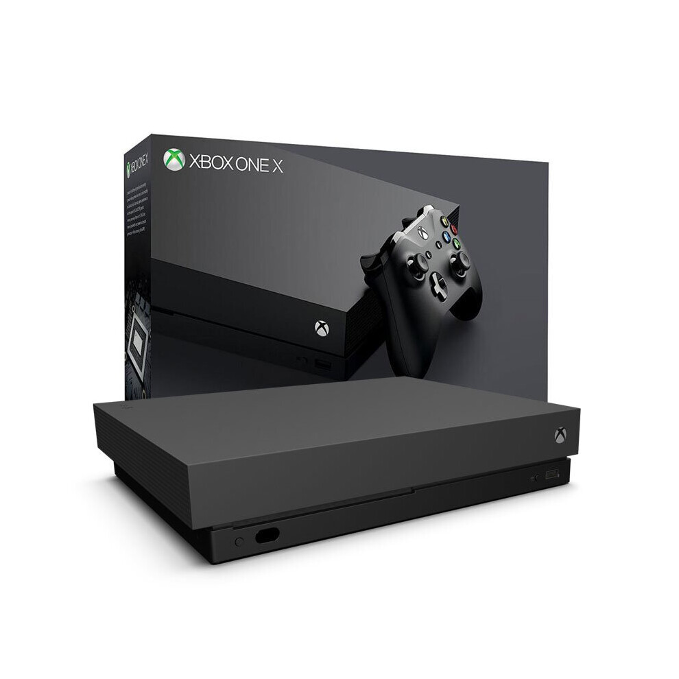 Refurbished (Xbox One X Game Console - Black, 1TB) Microsoft Xbox One ...