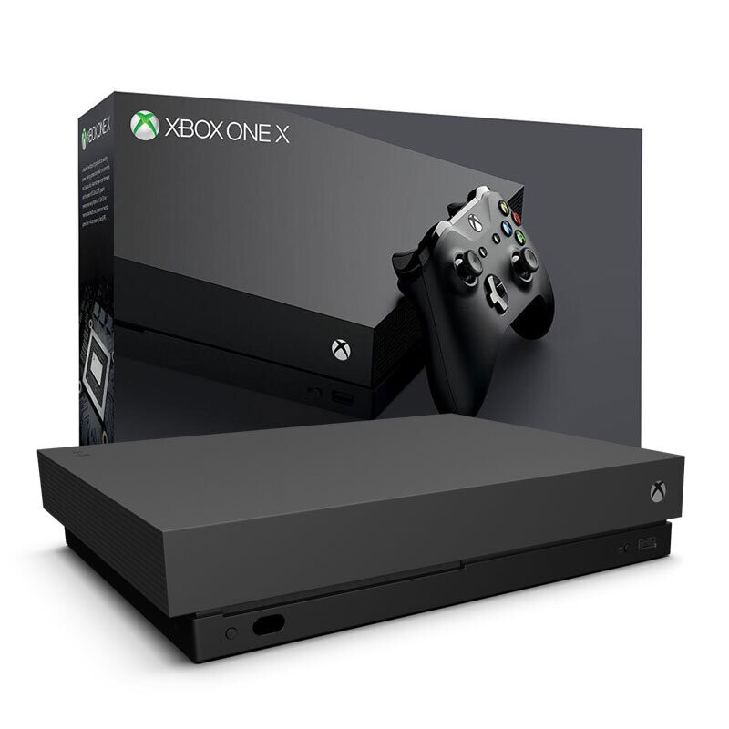 Refurbished (Xbox One X Game Console Black, 1TB) Microsoft Xbox One