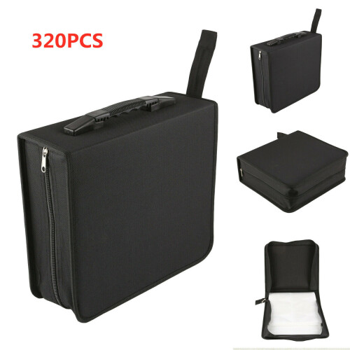 320X CD DVD Disc Carry Case Holder Protector Storage Bag Wallet