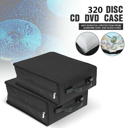 320X CD DVD Disc Carry Case Holder Protector Storage Bag Wallet 1