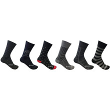 6 paar ontworpen niet-elastische diabetische sokken voor heren met gemakkelijke grip, los, zacht katoen, Uk maat 6-11, Rozgul