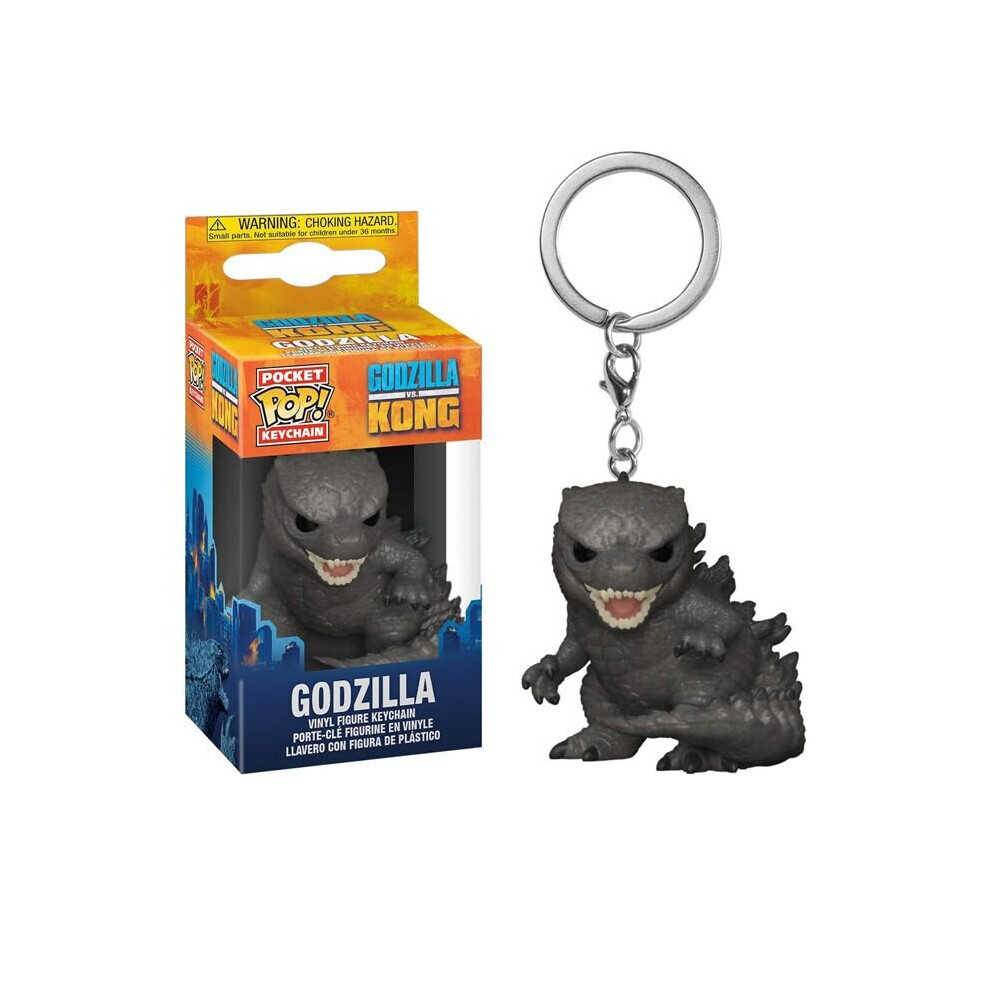 (Godzilla) Heat Ray Godzilla VS Kong Funko Pop Vinyl Action Figure Pendant Keychain Gift