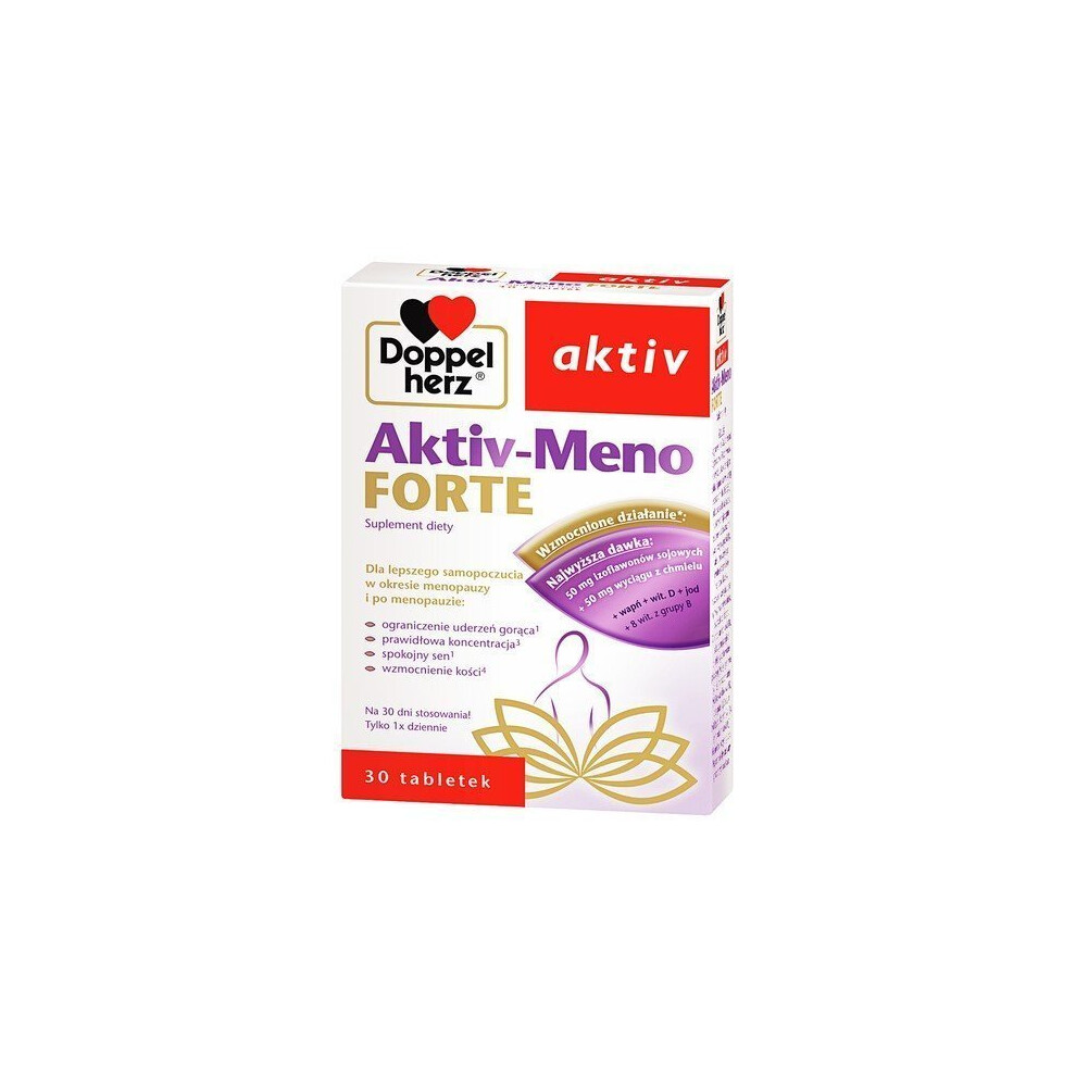 DOPPELHERZ AKTIV MENO FORTE 30 tablets