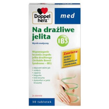 DOPPELHERZ MED IBS Sanprobi drazliwe jelita 30x tabs