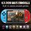 Adults 4.3 inch X7 Retro Game Console Wireless Game Control Handheld Game Machine Gifts 8