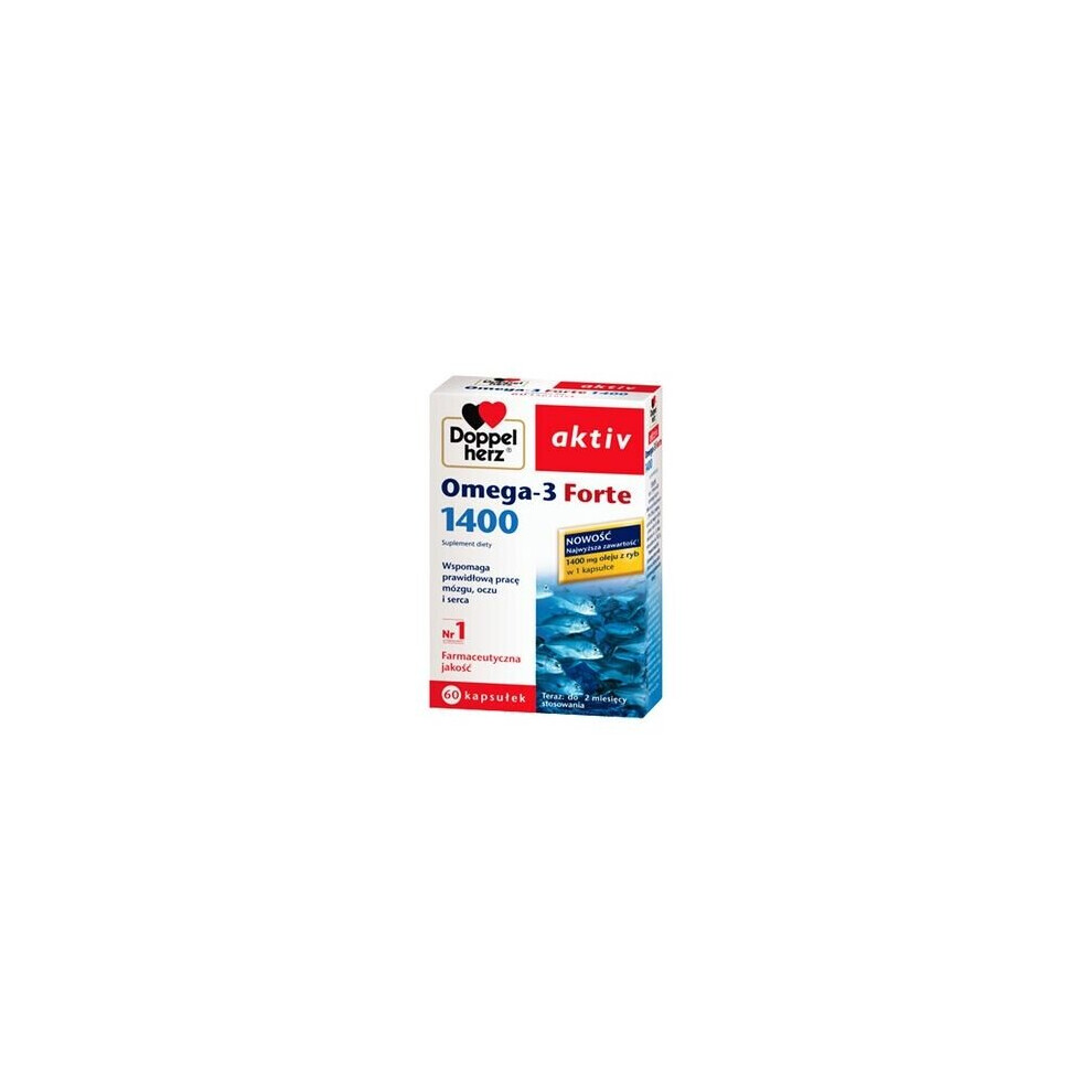 DOPPELHERZ AKTIV OMEGA-3 FORTE 60 capsules